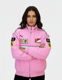Vintage Pink Scuderia Ferrari Jacke